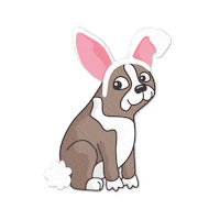 Boston Terrier Love Sticker by Simon Says Stamp