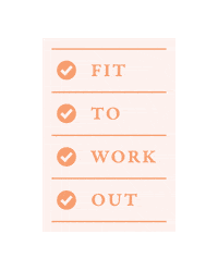 Work Out Fitness Sticker by Off Duty Pilates