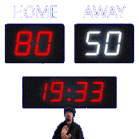 50 Away Sticker