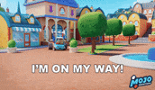 On My Way Race GIF by Mojo Swoptops