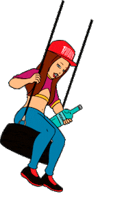 Swing Vodka Sticker by Spotboy