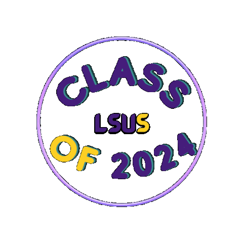 Lsus Sticker by Louisiana State University Shreveport