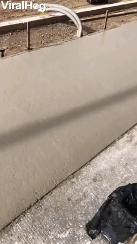Girl Walks Straight Into Wet Cement
