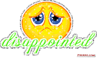 disappointed STICKER
