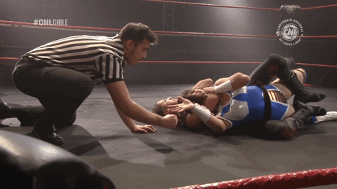 Fight Wrestling GIF by CNL Chile