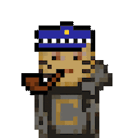 Cat Pixel Sticker