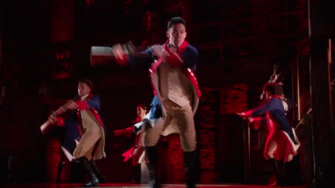 Hamilton Musical Broadway GIF by BroadwaySacramento