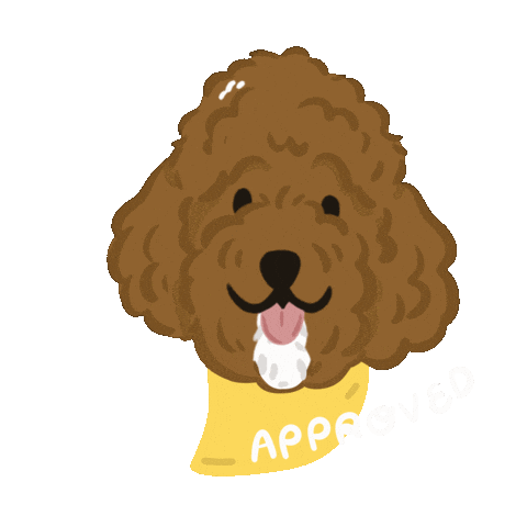 Dog Sticker by Ann of Facedit