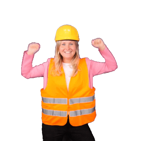 Bouw Sterk Sticker by Groen Uitzendburo