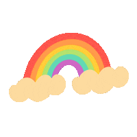 elbarochadesigns rainbow gay pride queer Sticker