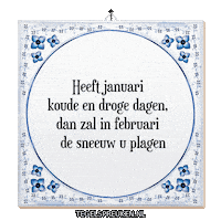 Winter Humor Sticker by Tegelspreuken.nl