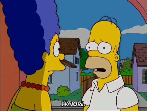 Sorry Season 17 GIF by The Simpsons