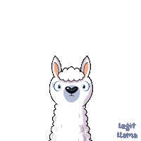 Sheep Llama Sticker by VeeFriends