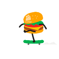 Food Grab Sticker by GrabFoodMY