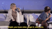 who cares forget it GIF by Now Hear This podcast Festival