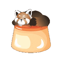 Tanuki Sticker by DeliandCo