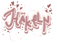 BellArt_Gabriela pink crochet crocheting hakeln Sticker
