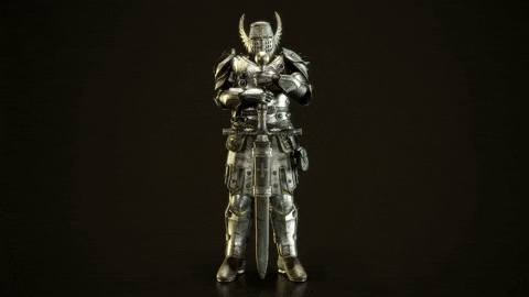 kkomsan giphyupload 3d model crusaders GIF