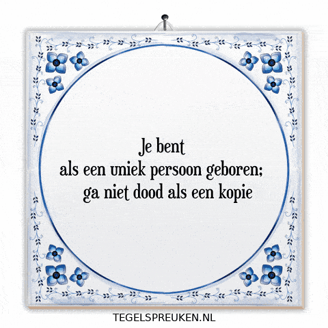 Zelfvertrouwen Vrijheid GIF by Tegelspreuken.nl