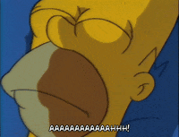 Scared Season 3 GIF by The Simpsons