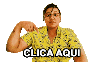 Clica Aqui Click Here Sticker by Café de Marte