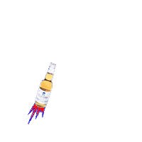 rocket Sticker by FILS DE PØMME