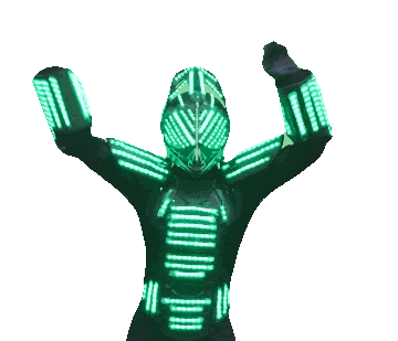 Robot Ledman Sticker by Stellar Eventos