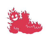 Illustration Burn Sticker