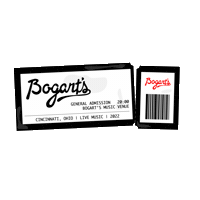 BogartsShows cincinnati live nation livenation music venue Sticker