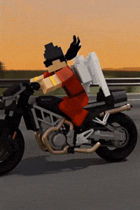 Old School Bike GIF