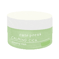 cutepress skincare mask skincare routine soothing Sticker
