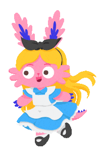 Walk Alice Sticker by InterBoosters