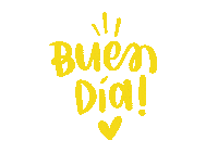 Good Morning Buenos Dias Sticker by Amiletters
