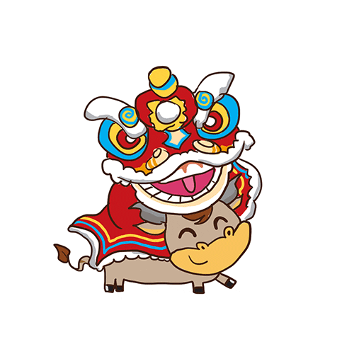 Ox Huat Sticker by riverhongbao