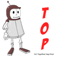 Robot Top Sticker by Royalrivermusik