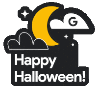 Halloween Moon Sticker by Google Developers