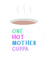 Coffee Tea Sticker by thepositivebirthcompany