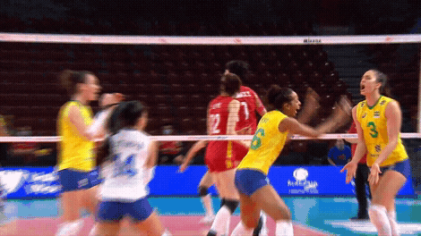 Happy Sport GIF by Volleyball World