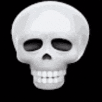 Shocked Skull GIF