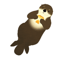 Otter Nutria Sticker