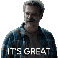 David Harbour Sticker by HBO Max