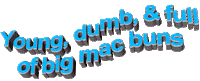 big mac text float Sticker by AnimatedText