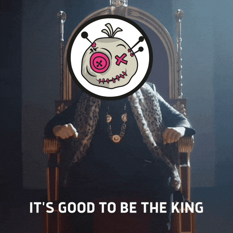 voodootoken king memecoin pulsechain voodootoken GIF