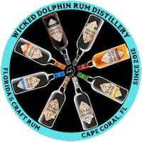 Rum Sticker by Wicked Dolphin
