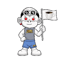 Angry Cup Of Coffee Sticker by Zhot
