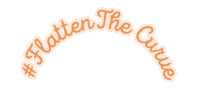 Corona Flatten Sticker by Papermark