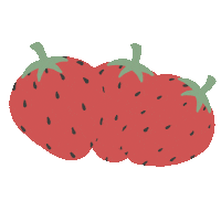 Fruit Strawberry Sticker