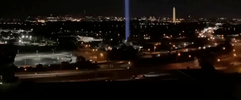 'Towers of Light' Shine From Pentagon in Tribute to 9/11 Victims
