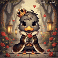 sirduckbeth animation cartoon rose motion GIF