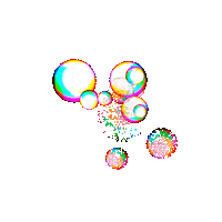 Bubbles Breaking Sticker by Dinaaaaaah